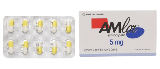 Hình ảnh thuốc Amlor 5mg