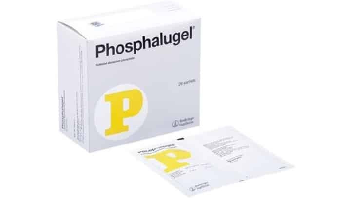 Hình ảnh bao bì thuốc dạ dày chữ P Phosphalugel