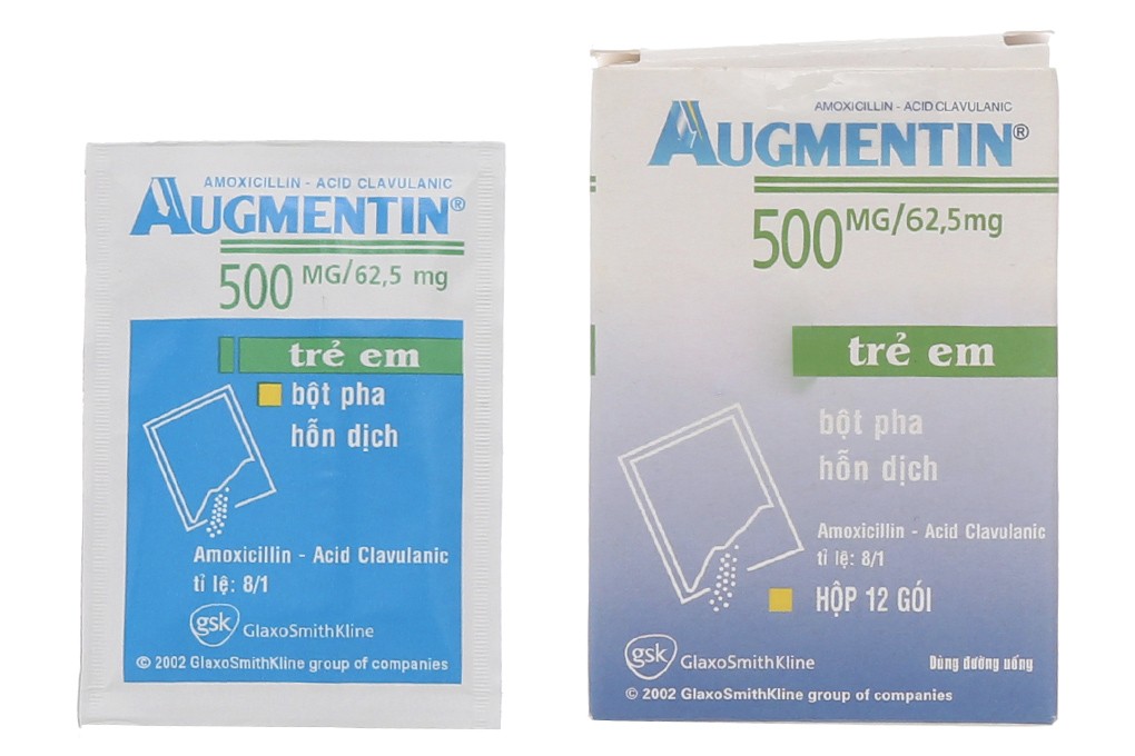 thuốc Augmentin 500 mg/62.5 mg