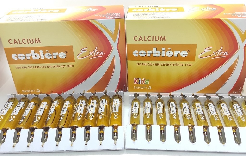 Calcium Corbiere Extra là sản phẩm của Công ty Cổ phần Dược phẩm Sanofi