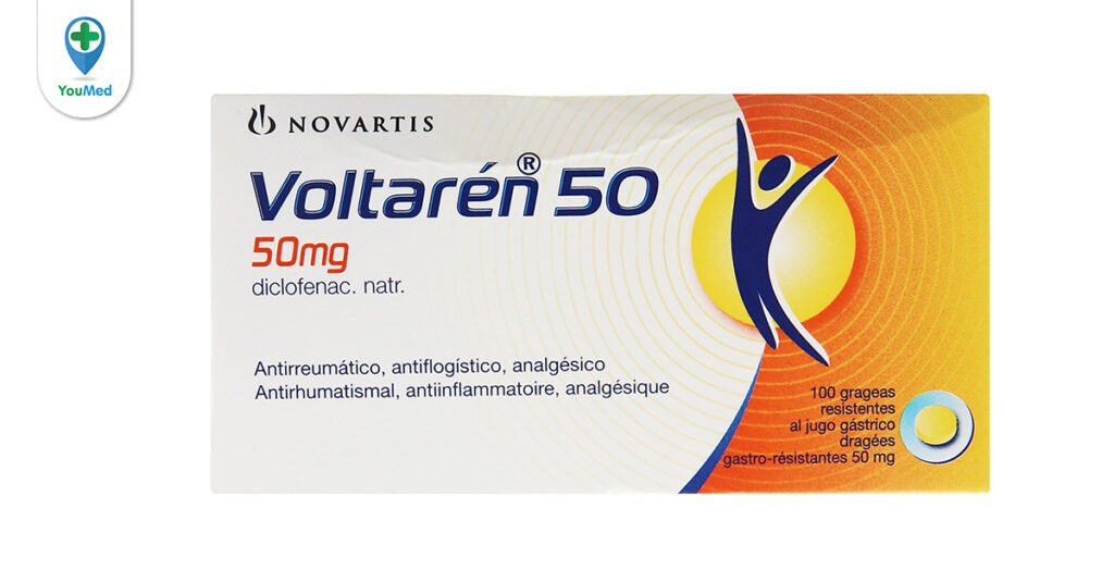 Thuốc Voltaren (diclofenac): Công dụng, cách dùng và lưu ý