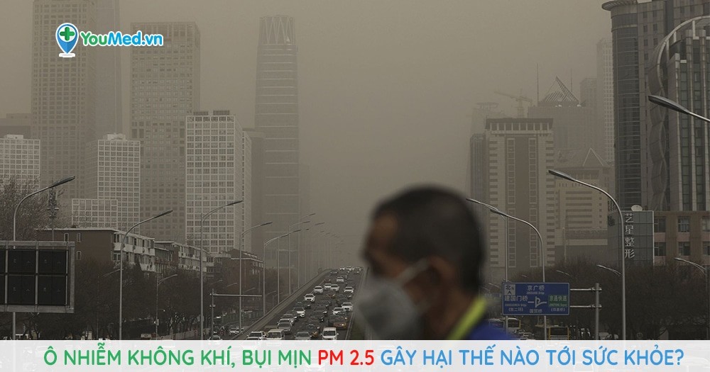 Ô nhiễm không khí, bụi mịn PM2.5 gây hại thế nào tới sức khỏe?