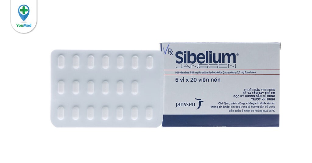 Thuốc Sibelium (flunarizine): Công dụng, cách dùng và những lưu ý
