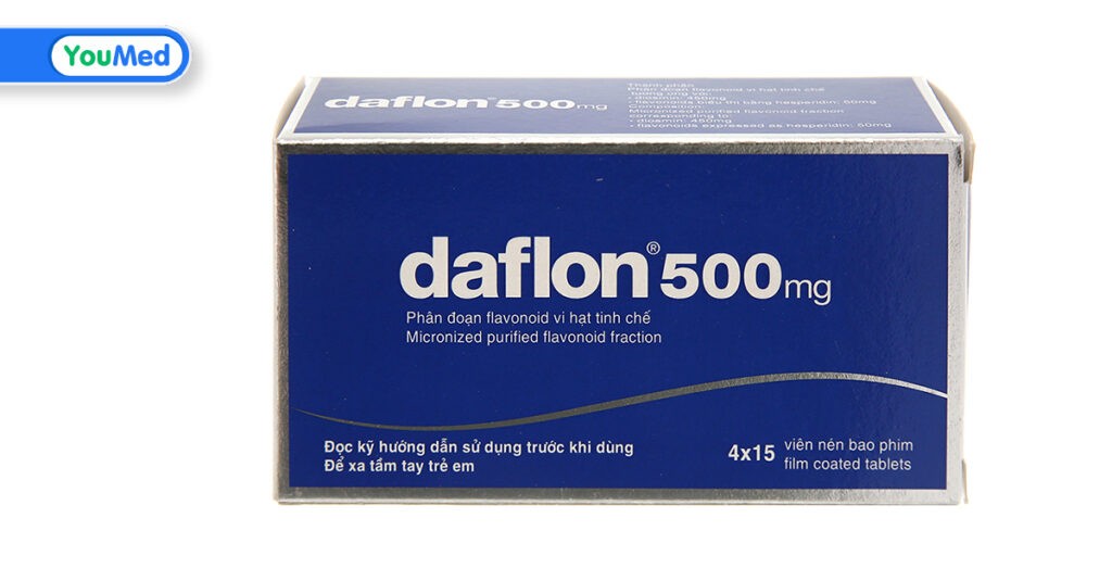 Daflon 500mg: Thuốc dành cho người bệnh trĩ và suy tĩnh mạch