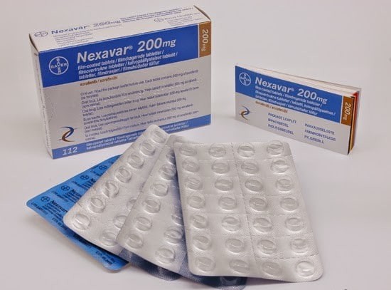 thuốc Nexavar 200mg dạng viên nén bao phim