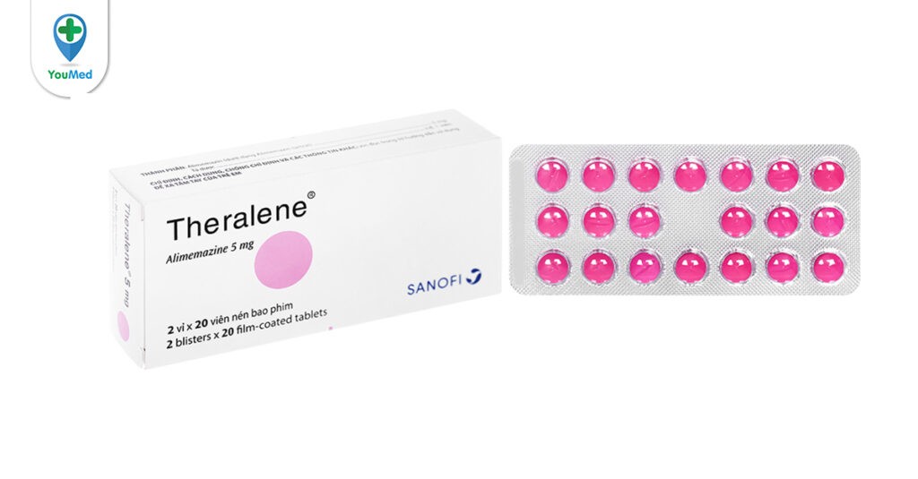 Thuốc Theralene (alimamezin): Công dụng, cách dùng và những điều cần lưu ý