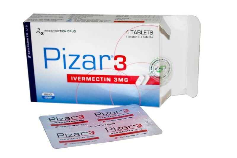 thuốc tẩy giun Pizar (ivermectin)