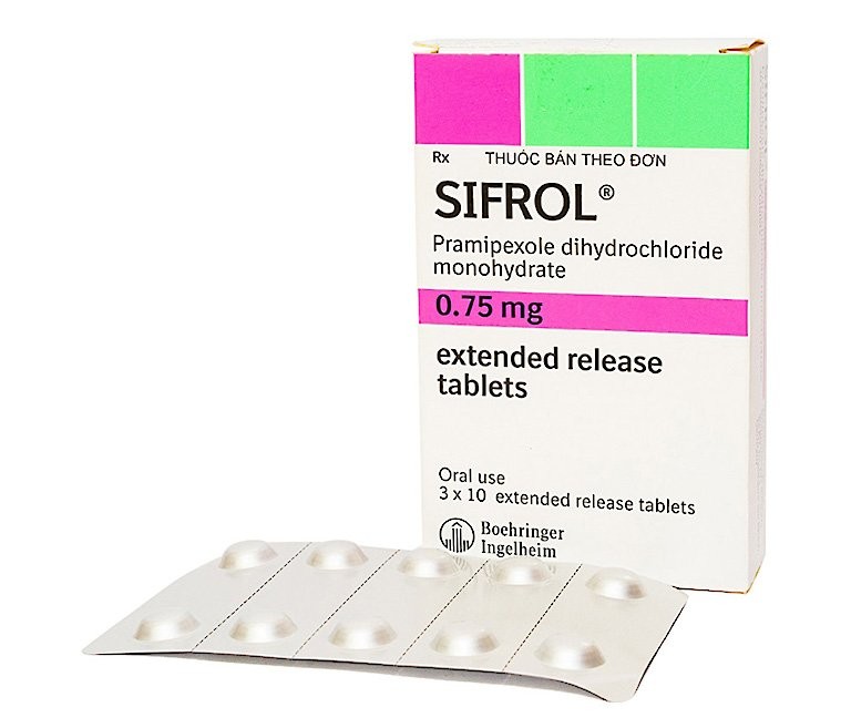 thuốc điều trị bệnh Parkinson Sifrol (pramipexole)
