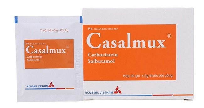 Thuốc Casalmux (carbocystein, salbutamol)
