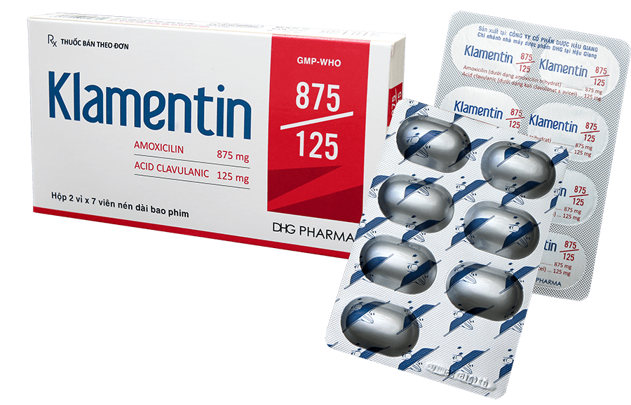 ΤҺuốϲ Klamentin hàm lượng 875/125 mg