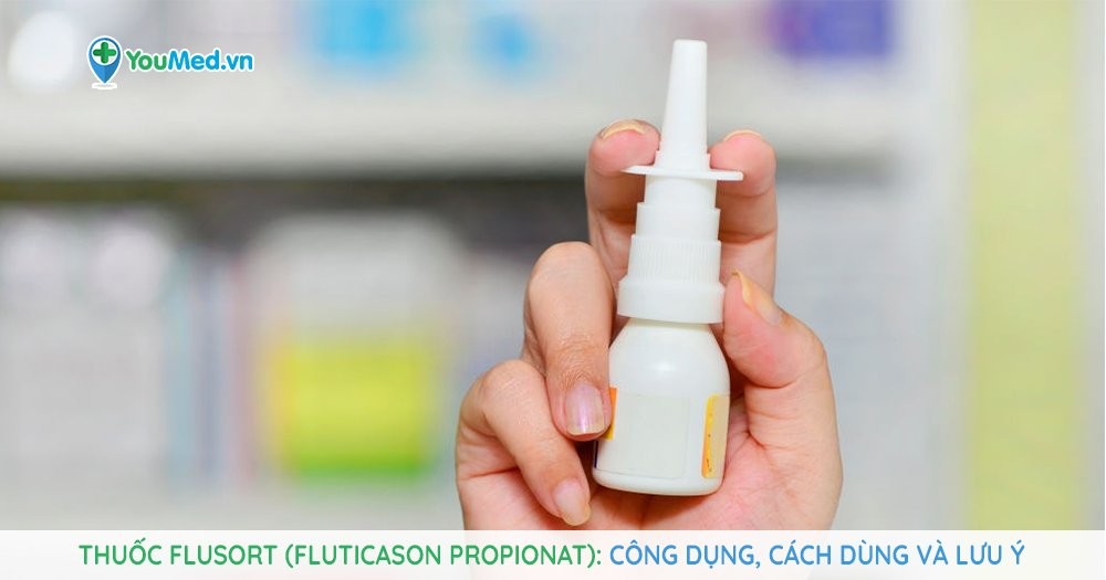 Những điều cần biết về thuốc xịt mũi Flusort (fluticason propionat)
