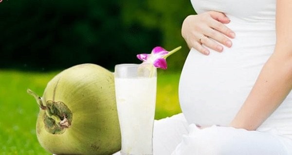 Nước dừa có ích trong quá trình mang thai