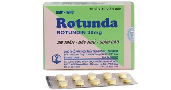 Thuốc điều trị mất ngủ Rotunda (rotundin) 