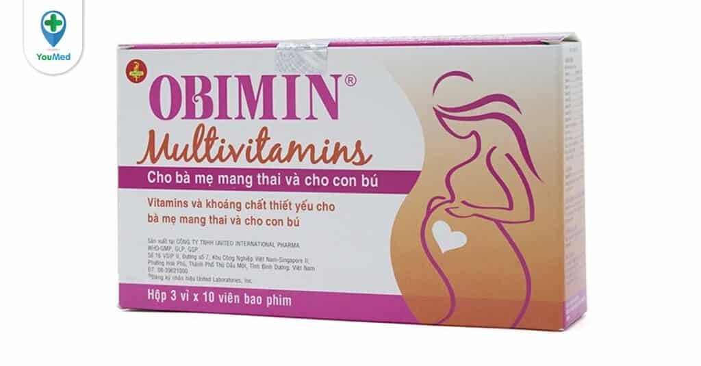 Thuốc Obimin® – Bổ sung vitamin và khoáng chất cho phụ nữ mang thai và cho con bú