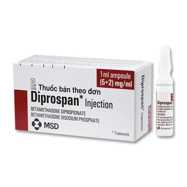 Diprospan (betamethasone) dạng thuốc tiêm
