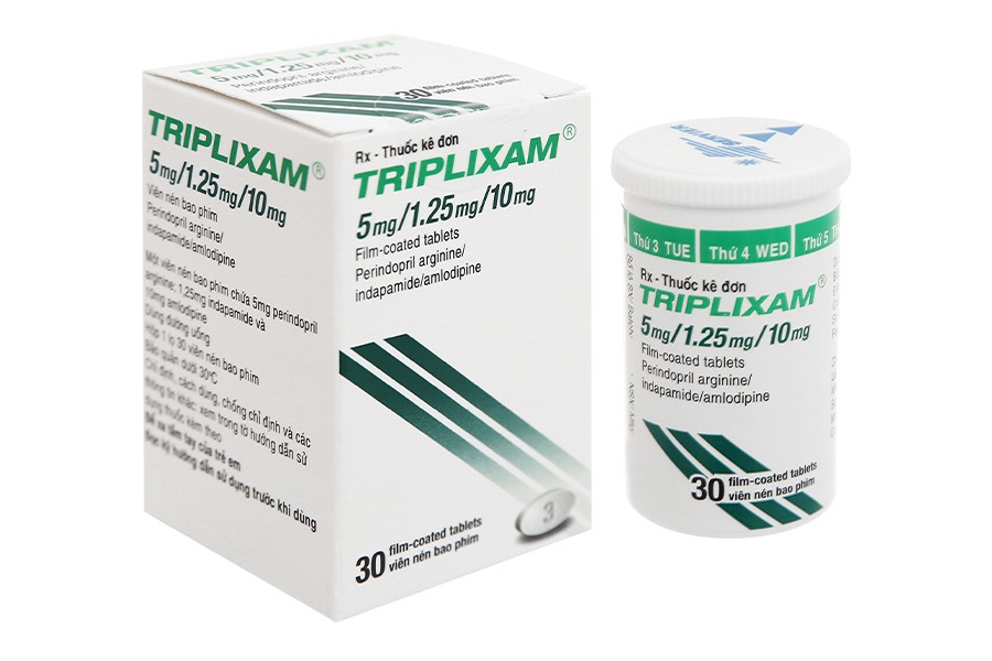 Triplixam 5 mg/1,25 mg/10 mg
