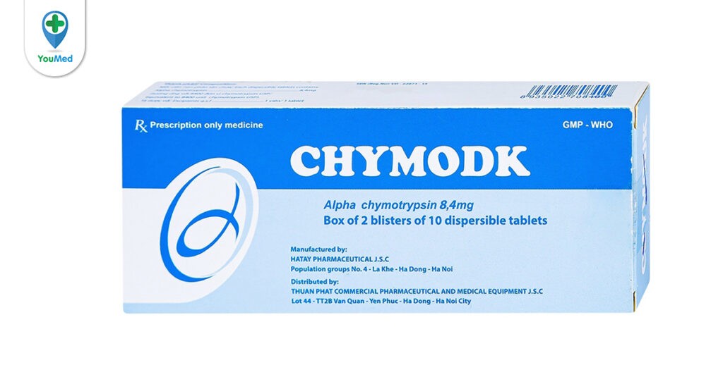 Chymodk là thuốc gì? Công dụng, cách dùng và những điều cần lưu ý