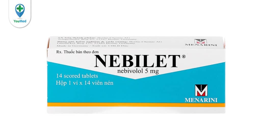 Thuốc Nebilet (Nebivolol): công dụng, cách dùng và lưu ý