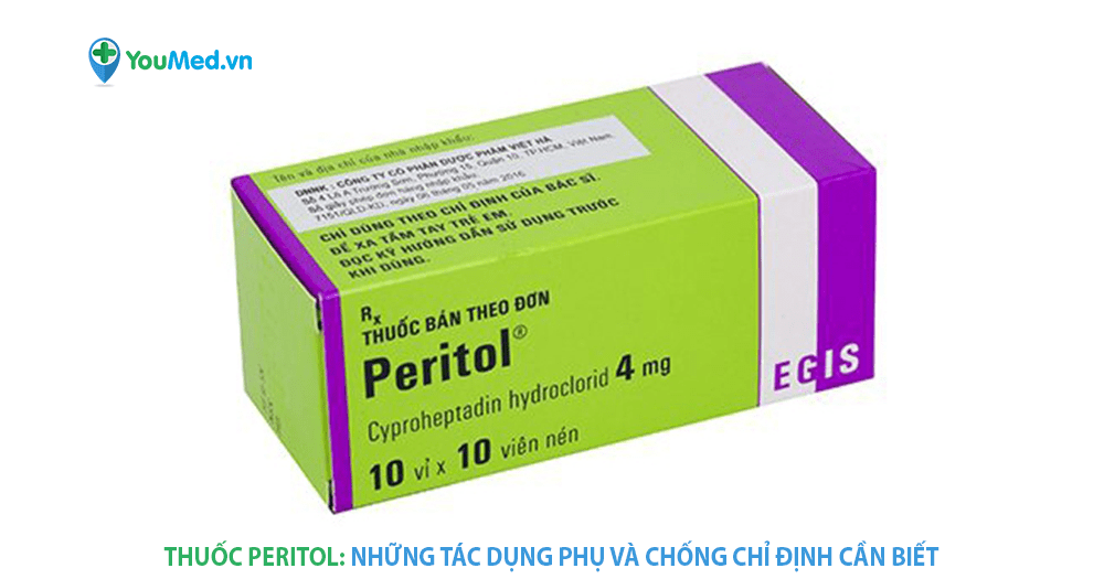 Thuốc Peritol – Công dụng, chỉ định, liều dùng