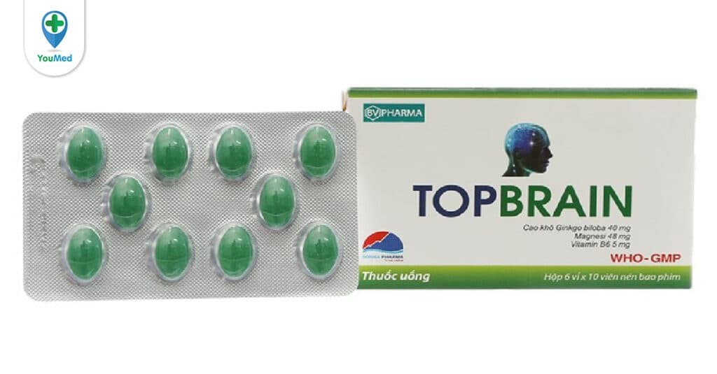 Cải thiện bệnh lý tuần hoàn não với thuốc Topbrain