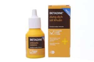 Dung dịch sát khuẩn Betadine 10%: Công dụng, cách dùng và lưu ý