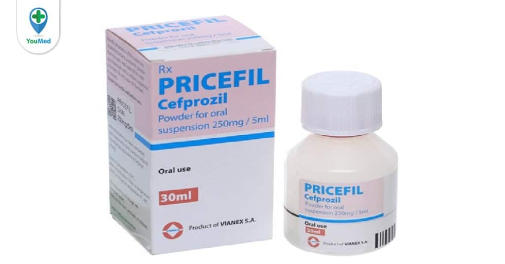 Bột pha hỗn dịch kháng sinh Pricefil và các lưu ý khi dùng