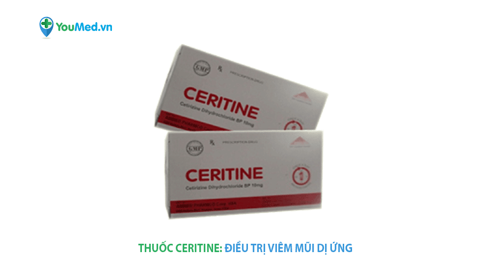Thuốc Ceritine (cetirizine): công dụng, cách dùng và những điều cần lưu ý