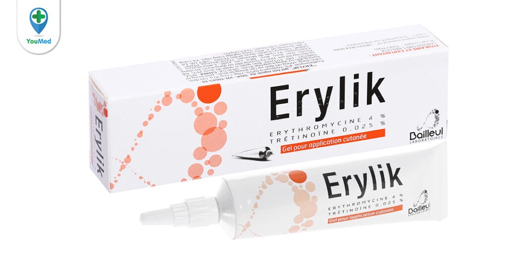 Thuốc Erylik: thuốc bôi trị mụn, cách dùng và những lưu ý khi dùng