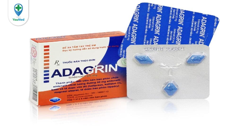 Điều trị tình trạng rối loạn cương dương với thuốc Adagrin