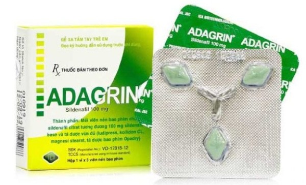 Hình ảnh thuốc Adagrin 100mg