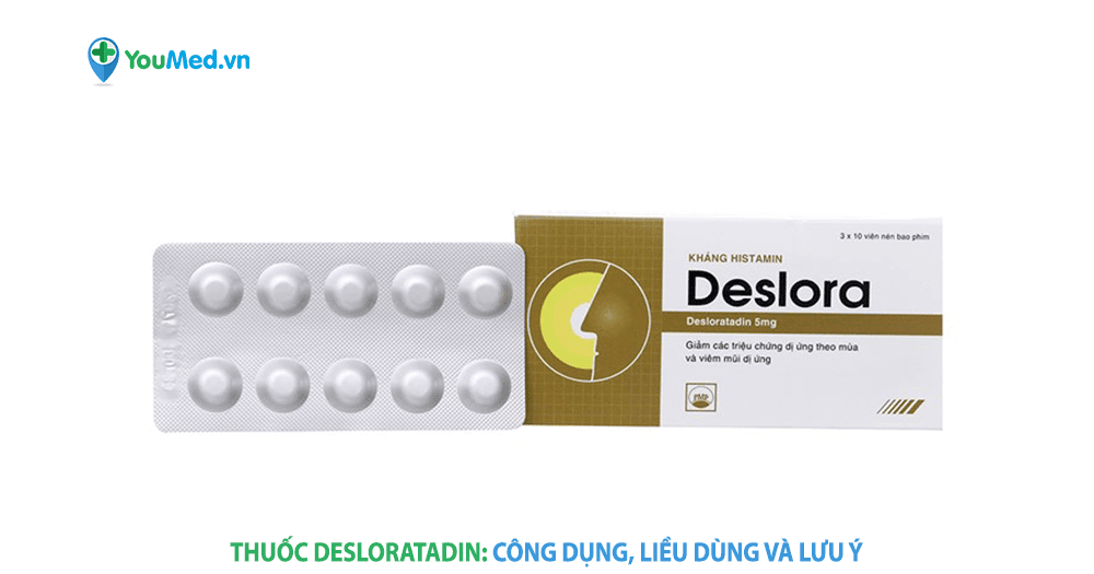 Kiểm soát tình trạng dị ứng với Desloratadin