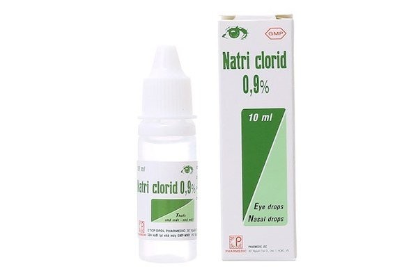 Nước muối nhỏ mắt cho trẻ em Natri Clorid 0.9%