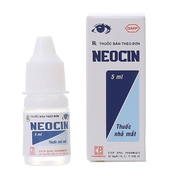 Thuốc nhỏ mắt kháng sinh Neocin chai 5 ml