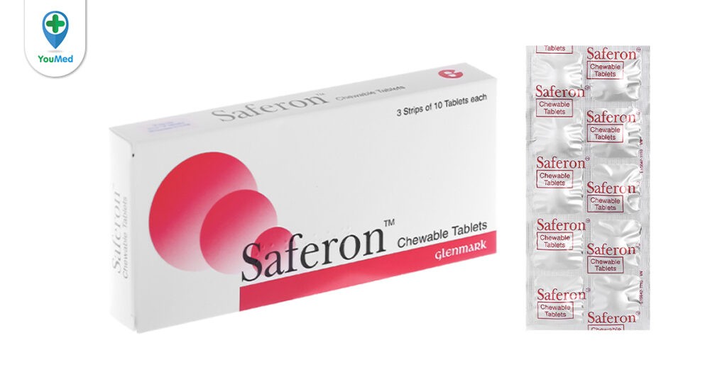 Các loại thuốc Saferon bổ sung sắt cho người thiếu máu