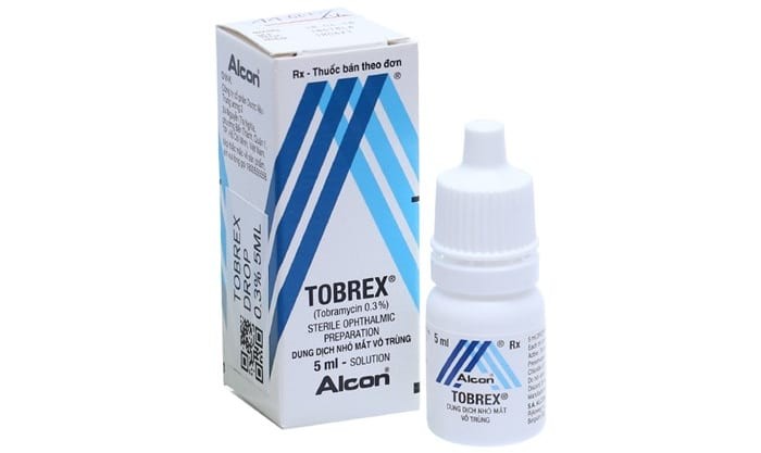 Thuốc nhỏ mắt Tobrex hỗ trợ điều trị viêm 
