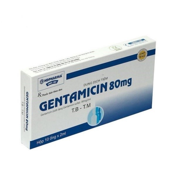 Gentamicin là kháng sinh đường tiêm
