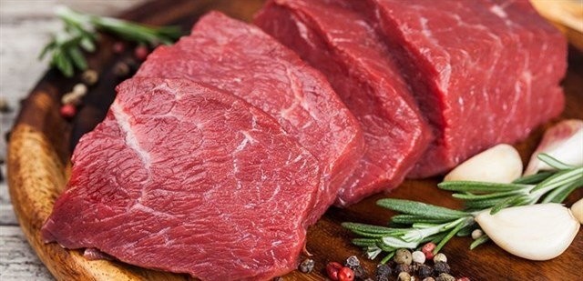 Thịt bò chứa hàm lượng sắt cao