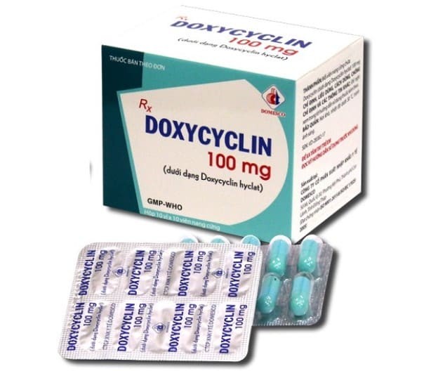 Hình ảnh bao bì thuốc Doxycycline 100 mg
