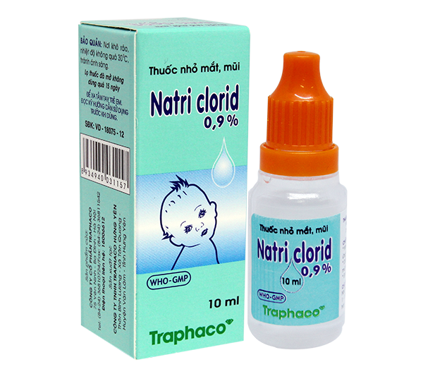 natri clorid dành cho trẻ