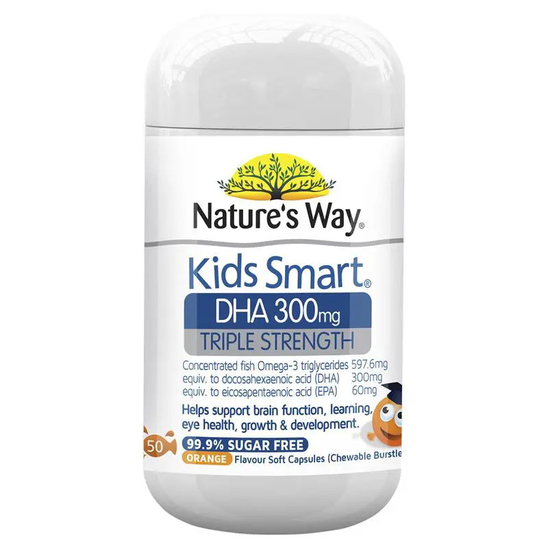 natures way kids smart dha 300mg triple strength