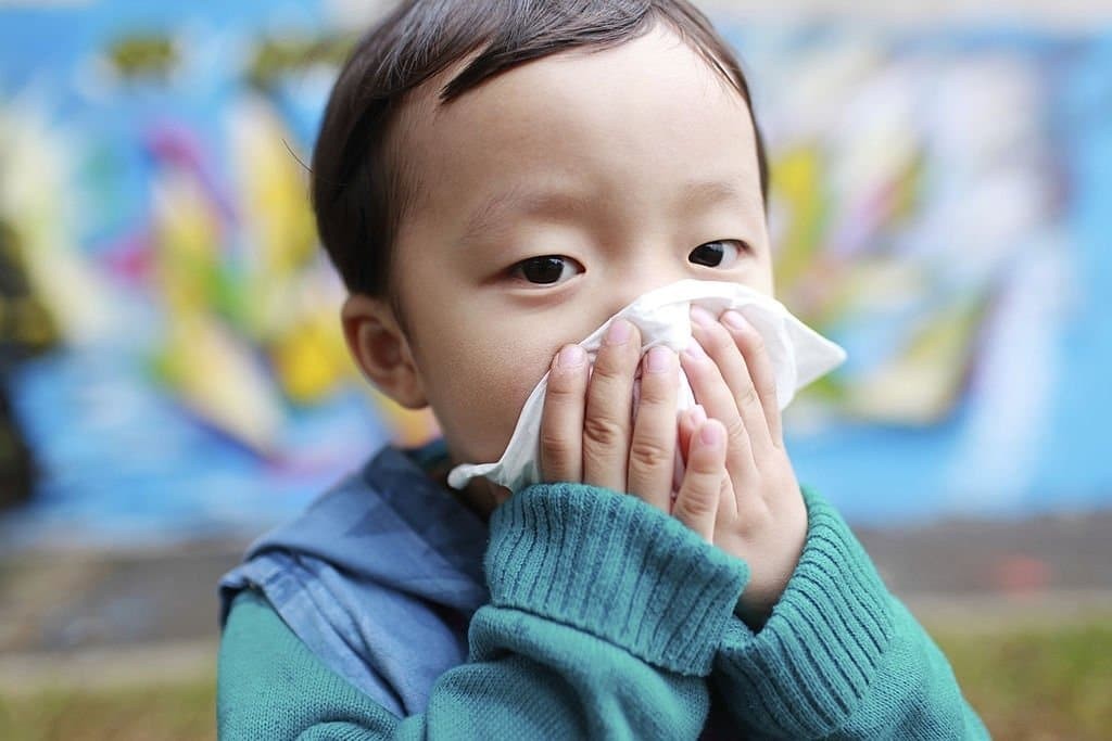 Có nhiều lý do khiến trẻ bị ho nghẹt mũi