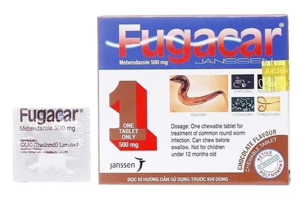thuốc tẩy giun Fugacar
