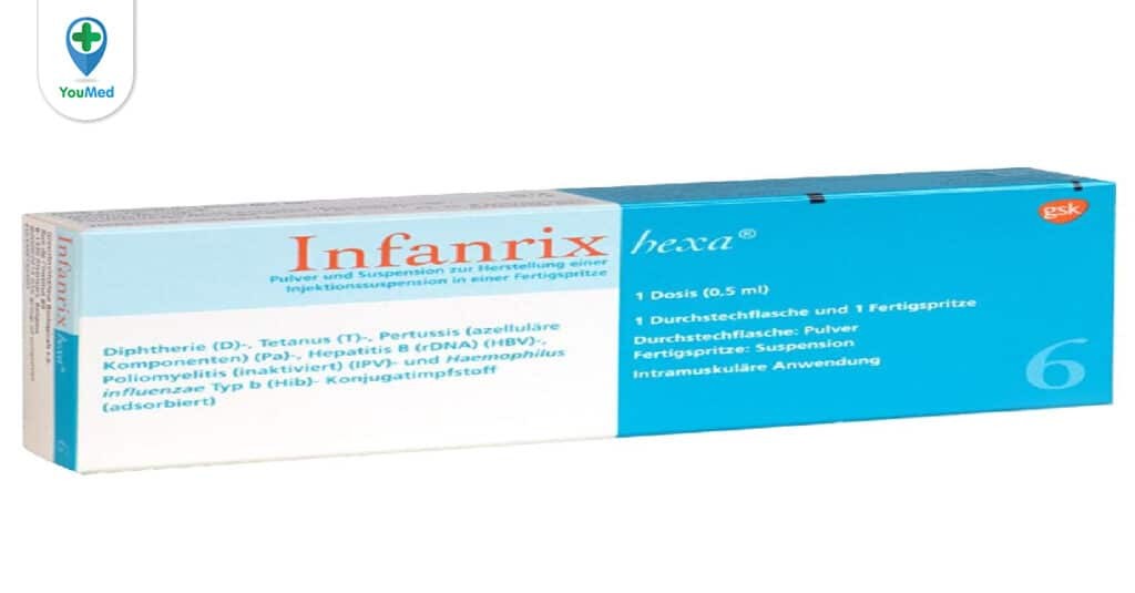 Vắc-xin 6 trong 1 Infanrix hexa của Bỉ: Công dụng, liều dùng, tác dụng phụ