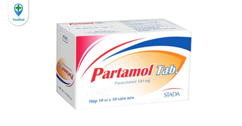 Partamol tab. 500mg: Thuốc giúp giảm đau, hạ sốt hiệu quả