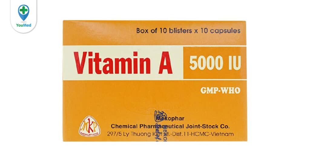 Thuốc bổ sung vitamin A 5000IU: Giá, công dụng và những lưu ý