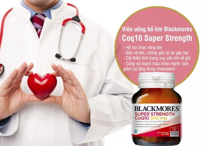Thuốc hỗ trợ huyết áp - tim mạch Blackmores giúp cho trái tim bạn khỏe mạnh