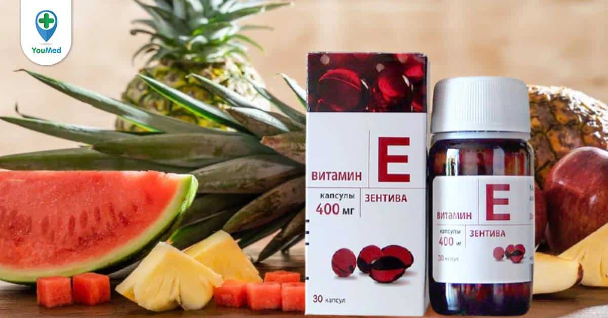 Vitamin E đỏ Nga có tốt không? Giá, thành phần và cách sử dụng - YouMed