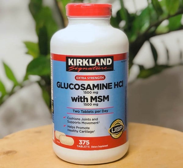 Thuốc bổ khớp Kirkland Glucosamine HCL 1500mg With MSM của Mỹ