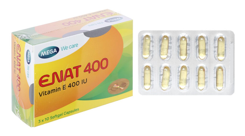 Vitamin E Mega Enat 400 có tốt không? Giá, thành phần và cách sử