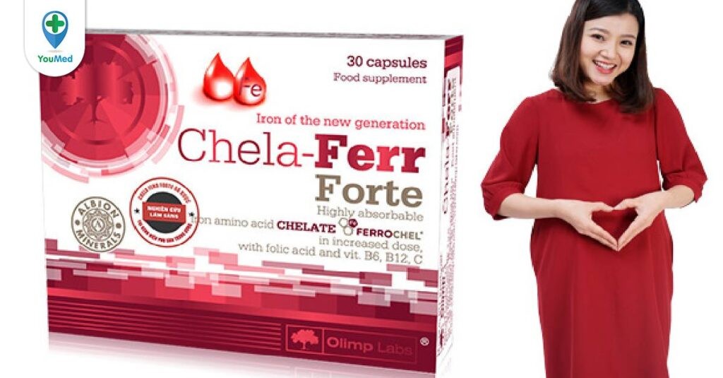 Sản phẩm bổ sung sắt cho bà bầu Chela Ferr Forte có tốt không? Lưu ý khi dùng